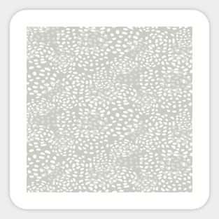 Gray Raindrops Sticker